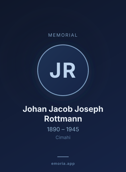 Memorial portrait of Johan Jacob Joseph Rottmann