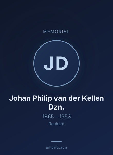 Memorial portrait of Johan Philip van der Kellen Dzn.
