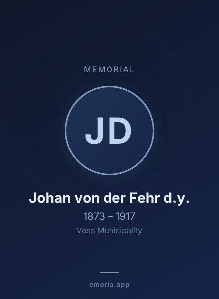Memorial portrait of Johan von der Fehr d.y.