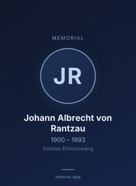 Memorial portrait of Johann Albrecht von Rantzau