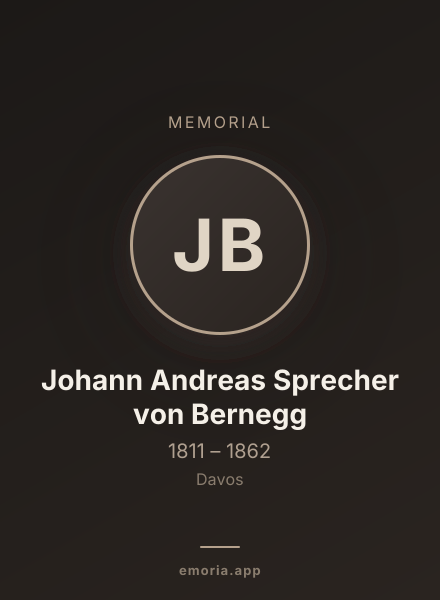 Memorial portrait of Johann Andreas Sprecher von Bernegg