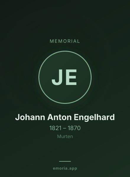 Memorial portrait of Johann Anton Engelhard