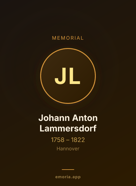 Memorial portrait of Johann Anton Lammersdorf