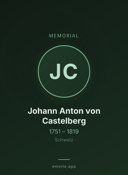 Memorial portrait of Johann Anton von Castelberg