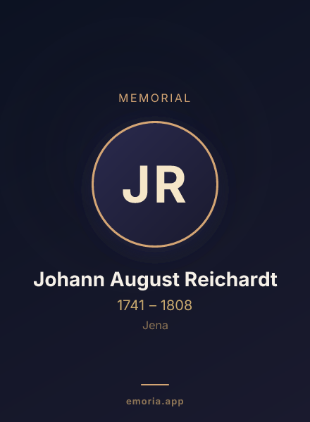 Memorial portrait of Johann August Reichardt