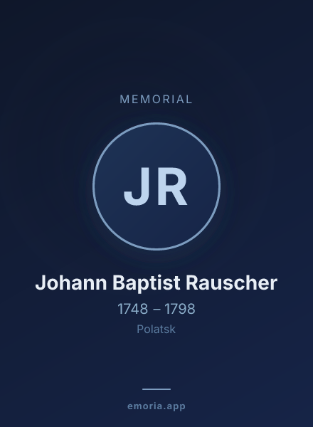 Memorial portrait of Johann Baptist Rauscher