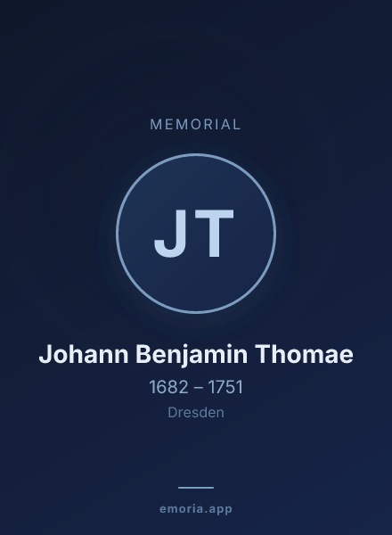 Memorial portrait of Johann Benjamin Thomae