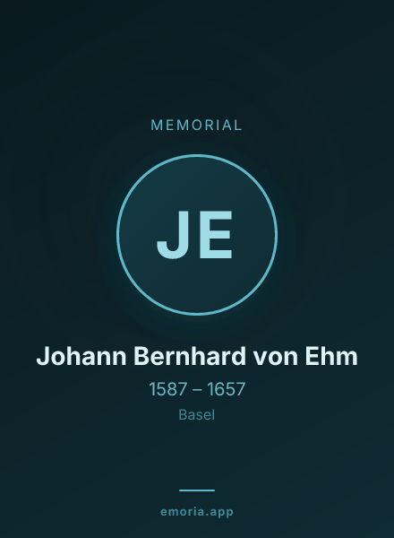 Memorial portrait of Johann Bernhard von Ehm
