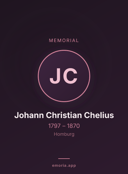 Memorial portrait of Johann Christian Chelius