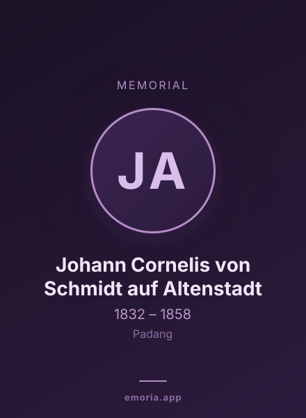 Memorial portrait of Johann Cornelis von Schmidt auf Altenstadt