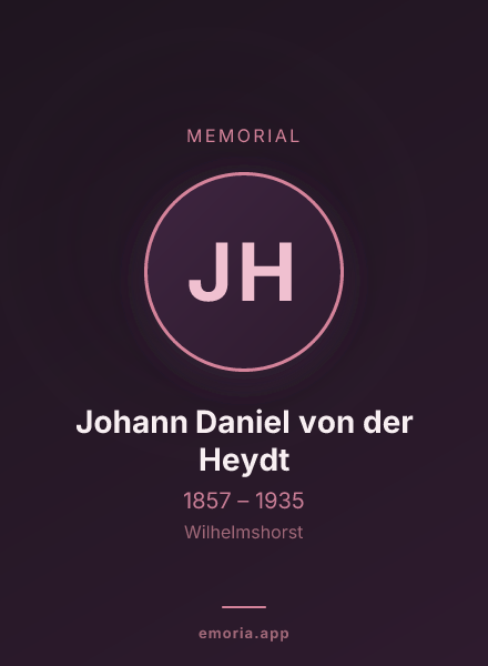 Memorial portrait of Johann Daniel von der Heydt