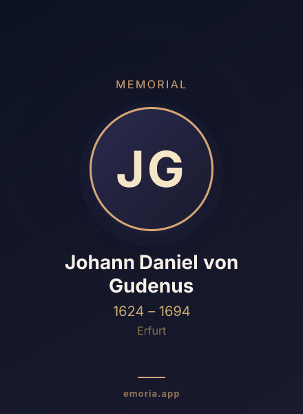 Memorial portrait of Johann Daniel von Gudenus