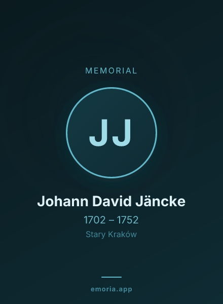 Memorial portrait of Johann David Jäncke