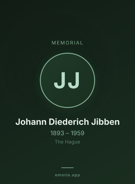 Memorial portrait of Johann Diederich Jibben