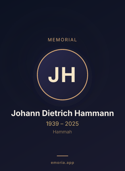 Memorial portrait of Johann Dietrich Hammann