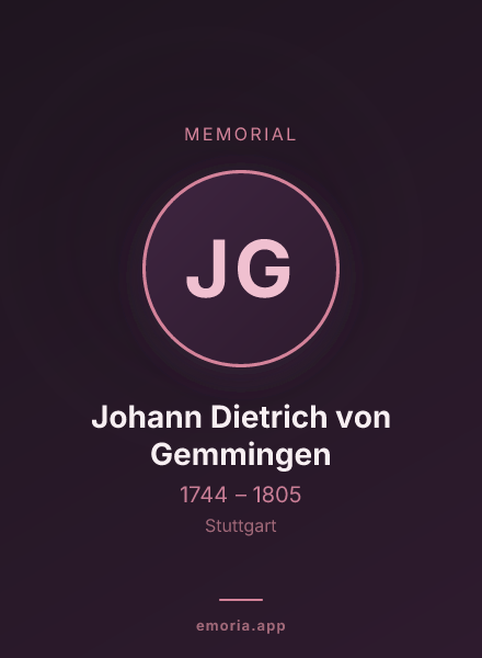 Memorial portrait of Johann Dietrich von Gemmingen