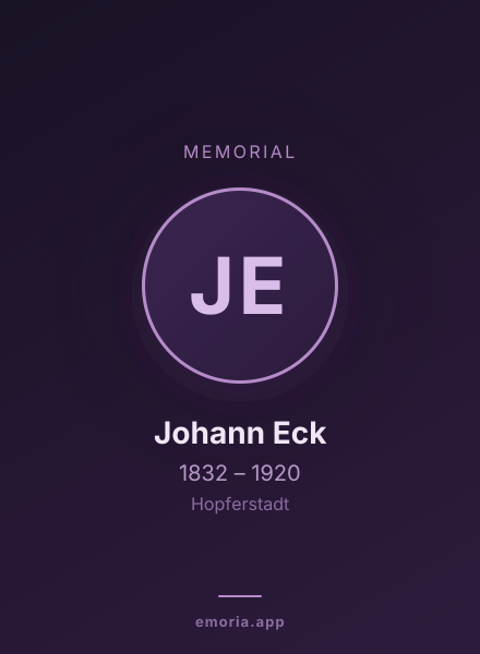 Memorial portrait of Johann Eck