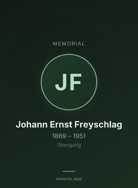 Memorial portrait of Johann Ernst Freyschlag