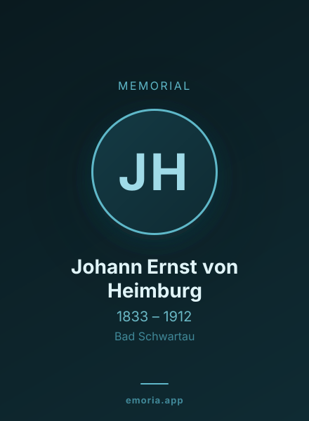 Memorial portrait of Johann Ernst von Heimburg