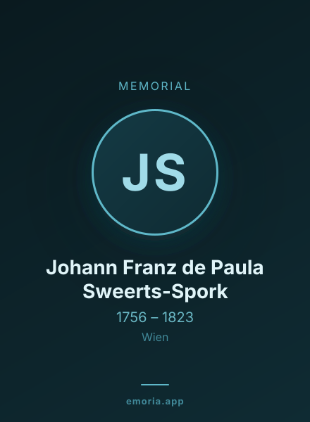 Memorial portrait of Johann Franz de Paula Sweerts-Spork