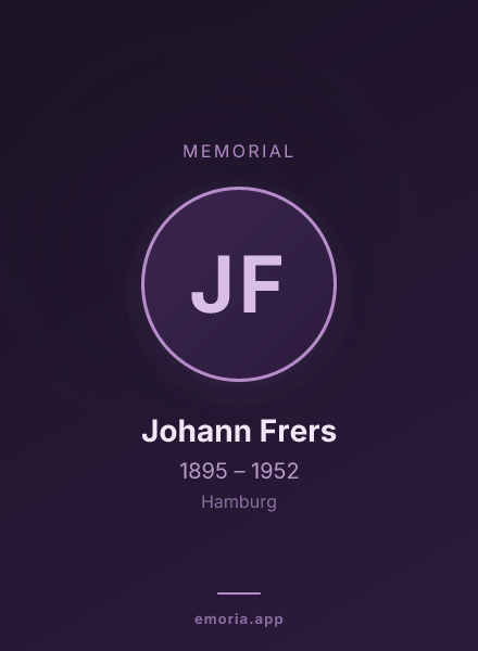 Memorial portrait of Johann Frers
