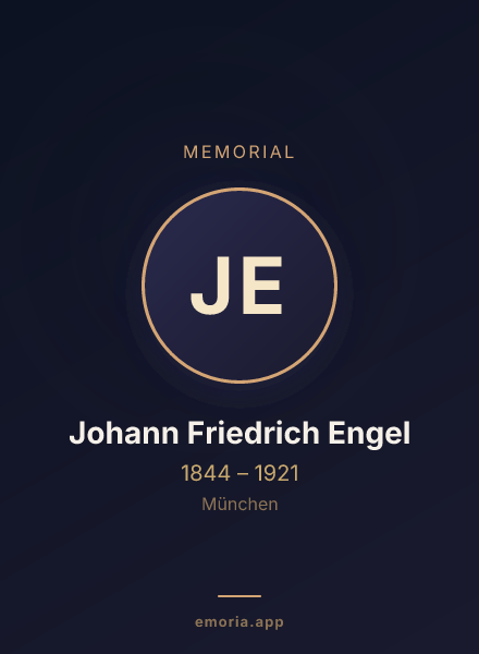 Memorial portrait of Johann Friedrich Engel