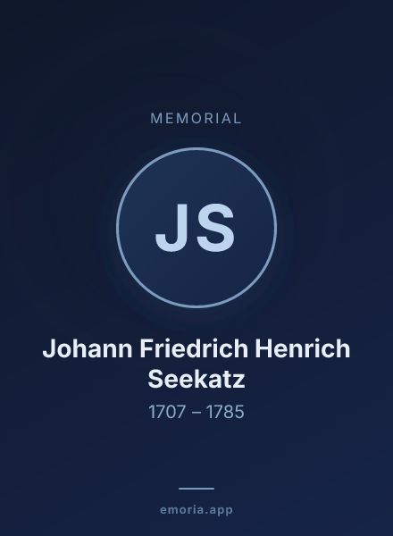 Memorial portrait of Johann Friedrich Henrich Seekatz