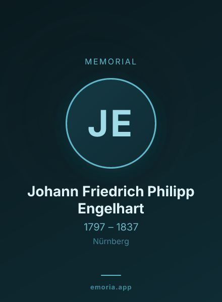 Memorial portrait of Johann Friedrich Philipp Engelhart