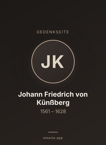 Gedenkportrait von Johann Friedrich von Künßberg