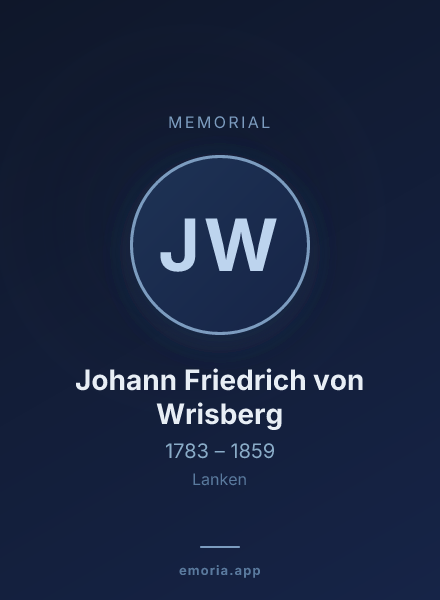 Memorial portrait of Johann Friedrich von Wrisberg