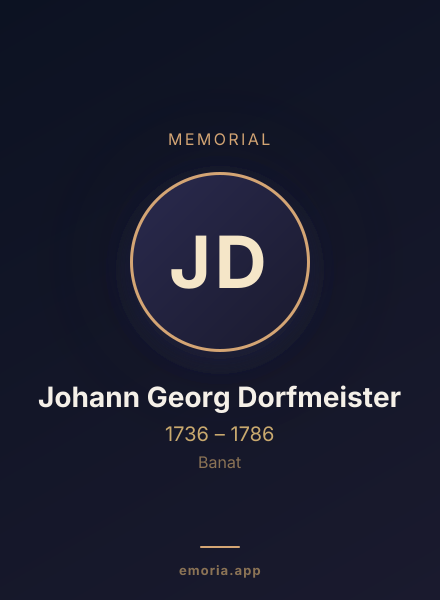 Memorial portrait of Johann Georg Dorfmeister