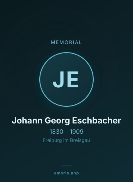 Memorial portrait of Johann Georg Eschbacher