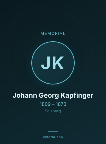 Memorial portrait of Johann Georg Kapfinger
