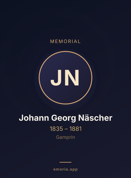 Memorial portrait of Johann Georg Näscher
