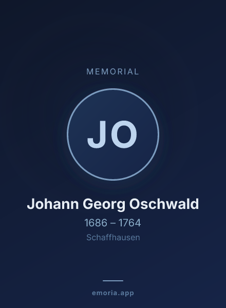 Memorial portrait of Johann Georg Oschwald