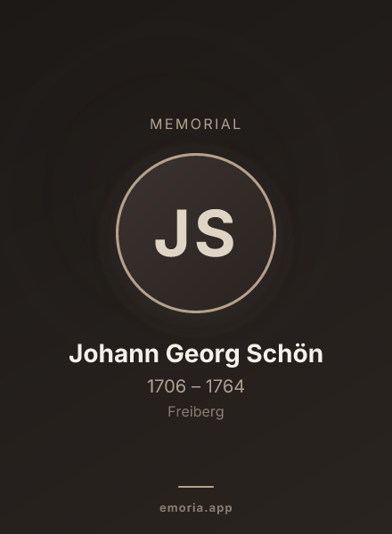 Memorial portrait of Johann Georg Schön