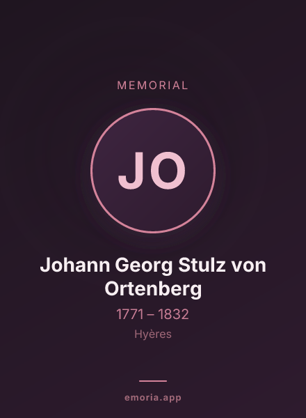 Memorial portrait of Johann Georg Stulz von Ortenberg