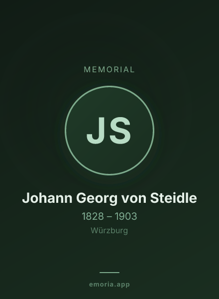 Memorial portrait of Johann Georg von Steidle