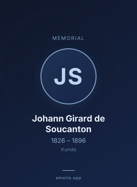 Memorial portrait of Johann Girard de Soucanton