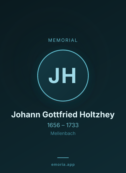 Memorial portrait of Johann Gottfried Holtzhey