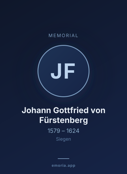 Memorial portrait of Johann Gottfried von Fürstenberg