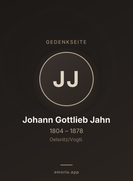 Gedenkportrait von Johann Gottlieb Jahn