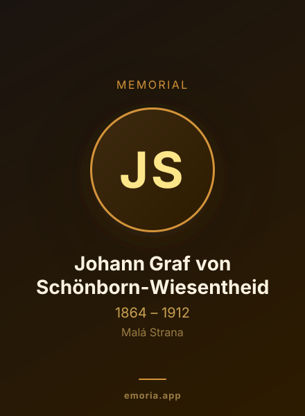 Memorial portrait of Johann Graf von Schönborn-Wiesentheid