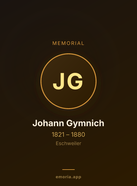 Memorial portrait of Johann Gymnich