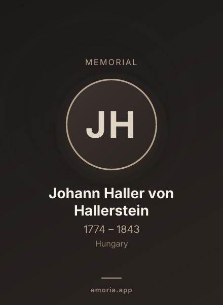 Memorial portrait of Johann Haller von Hallerstein