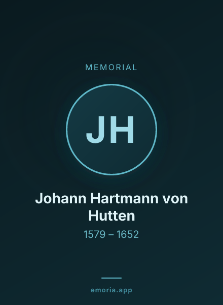 Memorial portrait of Johann Hartmann von Hutten