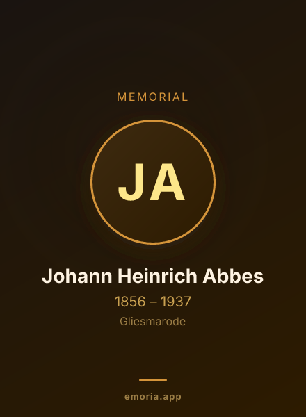 Memorial portrait of Johann Heinrich Abbes
