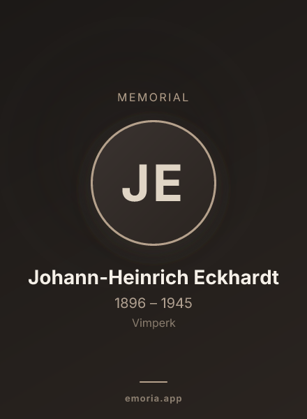 Memorial portrait of Johann-Heinrich Eckhardt