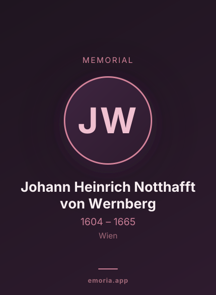 Memorial portrait of Johann Heinrich Notthafft von Wernberg