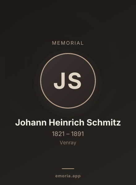 Memorial portrait of Johann Heinrich Schmitz